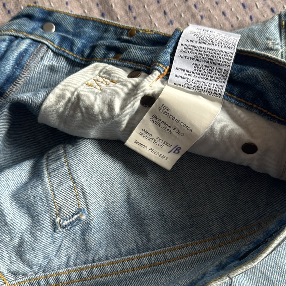 R13 foldover jean - Picture 10 of 10